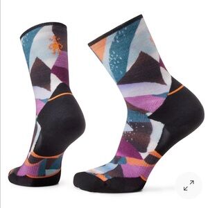 Smartwool Women's Trail Run Mosaic Pieces Print Crew Socks
